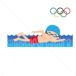 Clipart Summer Olympics Clipart / Swimming / by ...