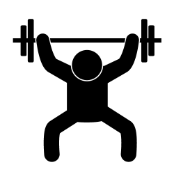 Olympic weightlifting Squat Weight training Clip art ...