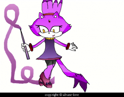 Blaze the Cat -Ribbon London Olympic Game 2 by Silvaze-Love on ...