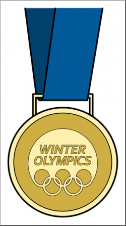 Clip Art: Winter Olympics Medal Gold B&W I abcteach.com ...