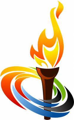 Pics For Torch Flame Png Clip - Olympic Torch Logo Png ...