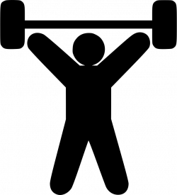 Weight Lifting Person Svg Png Icon Free Download (#531724 ...