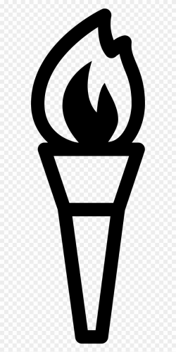 Olympic Games Clipart Book Torch - Clip Art, HD Png Download ...