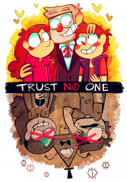 Trust no one clipart