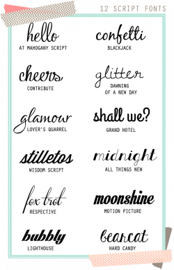 twelve (free) script fonts | Pinterest | Fonts, Script fonts free ...