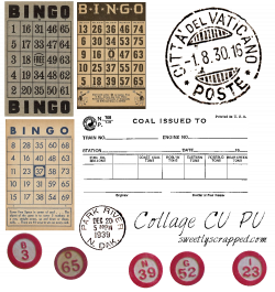 Sweetly Scrapped: ♥Free♥ Vintage Clipart, Bingo Cards, Digi Stamps ...