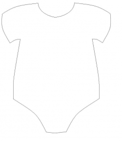 Free Baby Onesie Outline, Download Free Clip Art, Free Clip ...