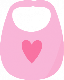Pink Baby Bib Clip Art | Baby shower onesie | Baby bibs ...