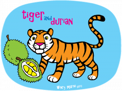 Indonesian Folklore (Folklor Indonesia): The Tiger and Durian