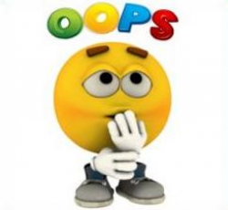 Free Oops Clipart