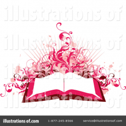 Open Book Clipart #22061 - Illustration by OnFocusMedia