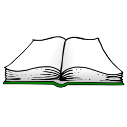 Green Open Book Clip Art | Free Borders and Clip Art