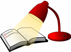 Clipart - Book and light