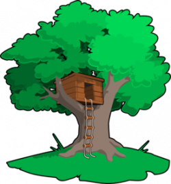 Tree House clip art--I'm going to print out a small clip art-type ...