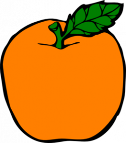 Orange Apple Clip Art at Clker.com - vector clip art online ...