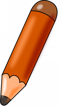 28+ Collection of Orange Pencil Clipart | High quality, free ...