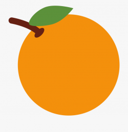 Orange Fruit Icon Png - Twitter Orange Emoji #1326765 - Free ...