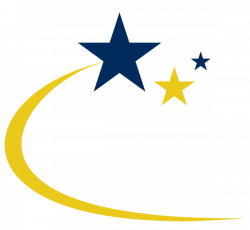 Yellow Blue Shooting Star transparent PNG - StickPNG