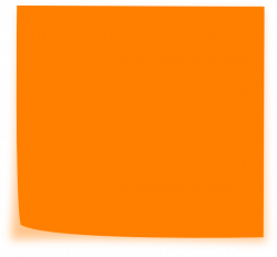 Orange Sticky Clip Art at Clker.com - vector clip art online ...