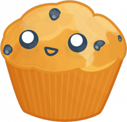 Muffin Cute Kawaii Chocolate Blueberry Freetoedit - Cute ...