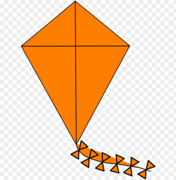 orange kiteat clker - triangle PNG image with transparent ...
