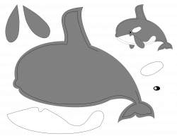 Clipart - Orca Puppit Pattern