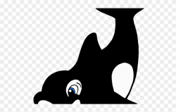 Orca Clipart Jumping - Orca Cartoon Png Transparent Png ...