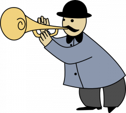 Trumpeter 2 Clip Art at Clker.com - vector clip art online, royalty ...