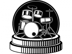 Amazon.com: Yetta Quiller Drummer Drum Kit Jazz Music ...