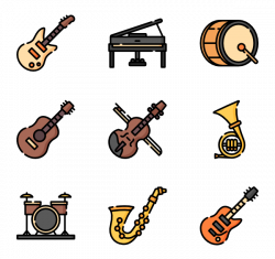 137 orchestra icon packs - Vector icon packs - SVG, PSD, PNG ...