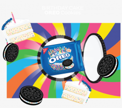 Oreo Clipart Box Cookie - Birthday Cake Oreos Png - Free ...
