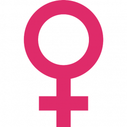 The female symbol is the astrological symbol for the planet Venus ...