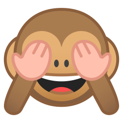 File:Noto Emoji Oreo 1f648.svg - Wikimedia Commons
