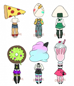 Food Object Head Adoptables: CLOSED by oreorc on DeviantArt