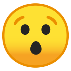 File:Noto Emoji Oreo 1f62f.svg - Wikimedia Commons
