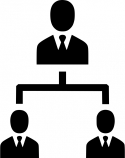 Hierarchy People Management Structure Organization Organisation Svg ...