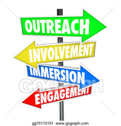 Clip Art - Outreach involvement immersion engagement ...