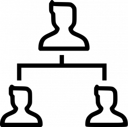 Company Organization Structure Hierarchy Leader Subordinates Nodes ...