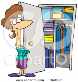 Organized Animated Woman Clipart