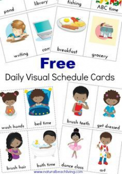 Extra Daily Visual Schedule Cards Free Printables | organize ...