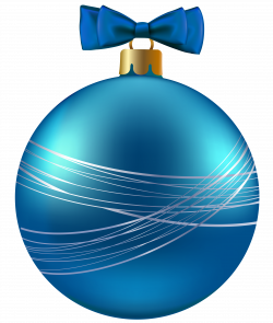 Blue Christmas Ornament PNG Clipart Image | Gallery Yopriceville ...