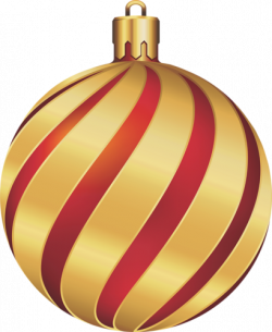 CHRISTMAS GOLD AND RED SWIRL ORNAMENT CLIP ART | CLIP ART ...