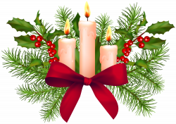 Christmas ornament Santa Claus Clip art - Christmas Candles ...