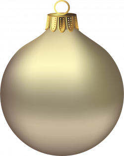 Gold Christmas Ornament Clipart – Merry Christmas And Happy New Year ...