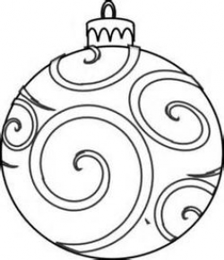 Christmas Ornament Line Drawing | Free download best ...