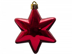 Christmas Decoration Star PNG (Isolated-Objects) | Textures for ...