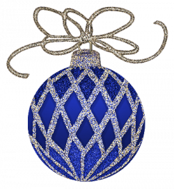 Christmas Blue and Silver Ornament Clipart | Gallery ...