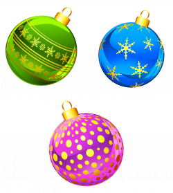 Transparent Christmas Ornaments Clipart | Gallery Yopriceville ...