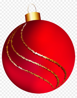Christmas Ornaments Clipart - Red Christmas Balls No ...