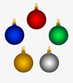 Christmas Ornaments Clipart - Christmas Tree Decoration ...